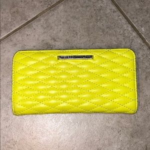 REBECCA MINKOFF Sophie snap wallet - neon